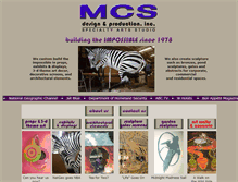 Tablet Screenshot of mcsdesignandproduction.com